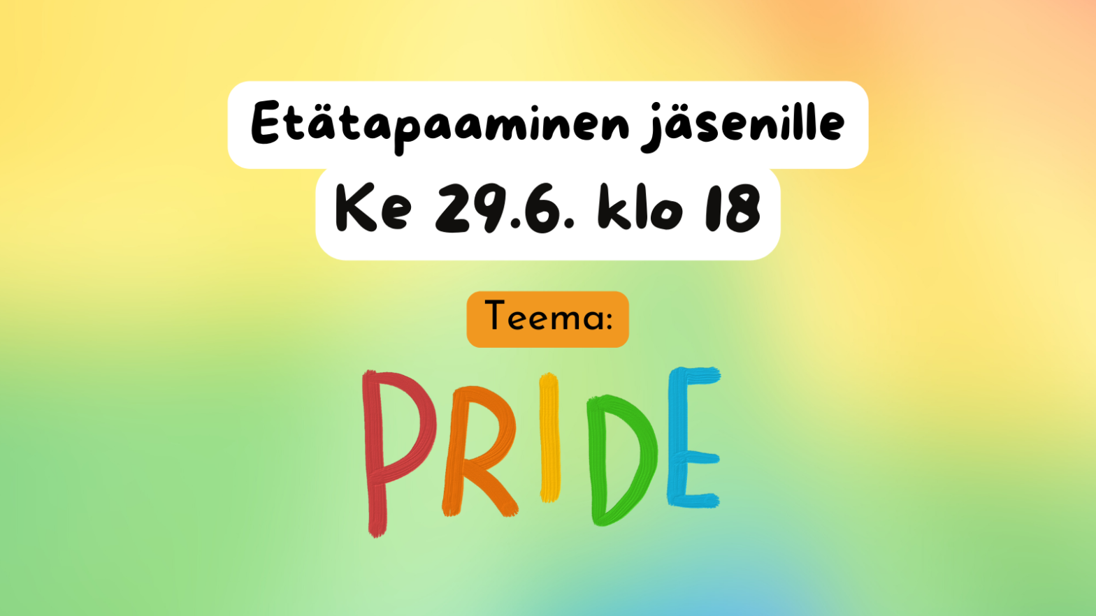 Pride-turinatuokio ke 29.6.2022 klo 18:00
