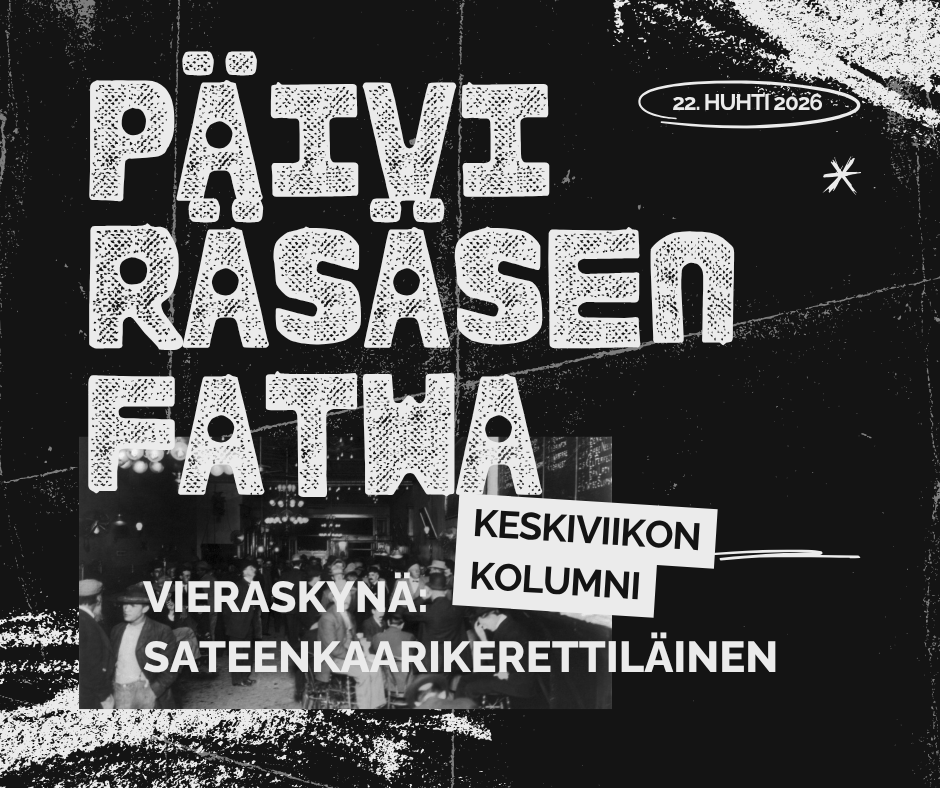 vieraskynä sateenakaarikerettiläinen keskiviikon kolumni
