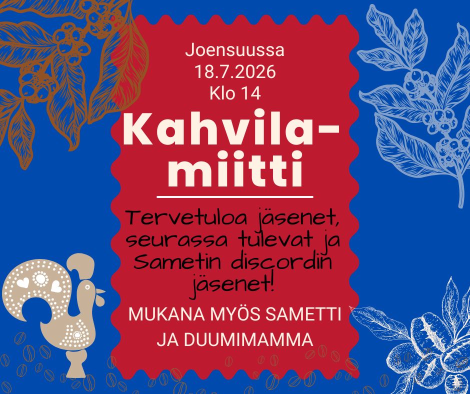 18.7. Joensuussa tapaaminen