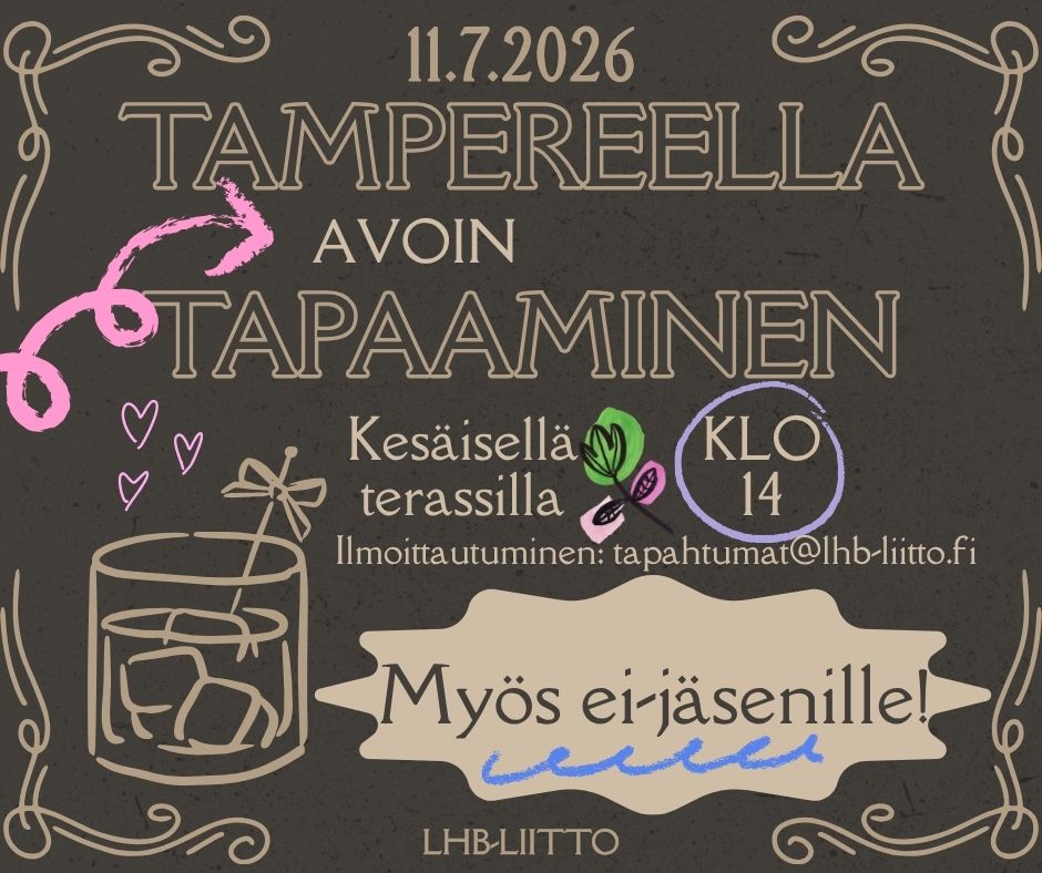 11.7. Tampereella avoin tapaaminen