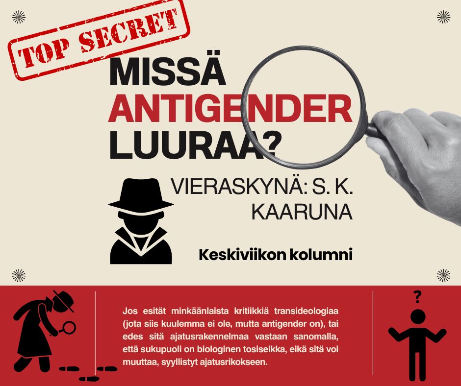 Missä antigender luuraa?